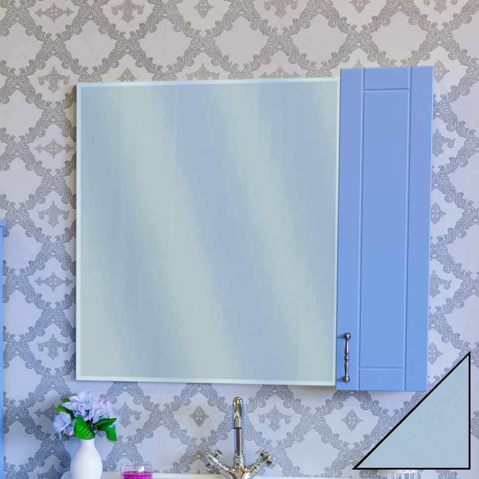 Зеркало-шкаф Sanflor Глория 85 R, серый С000005693 - 0