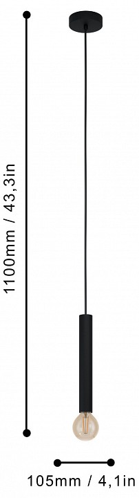 Подвесной светильник Eglo Cortenova 98056 - 3