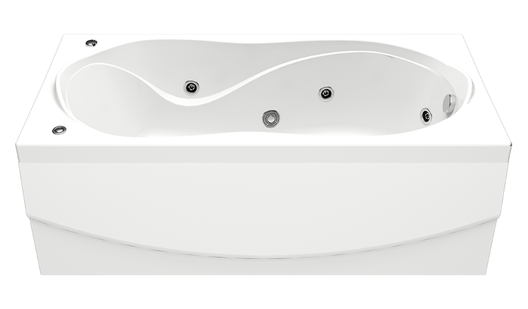 Акриловая ванна Bas Ямайка 180x80 см с г/м ВГ00275 - 0