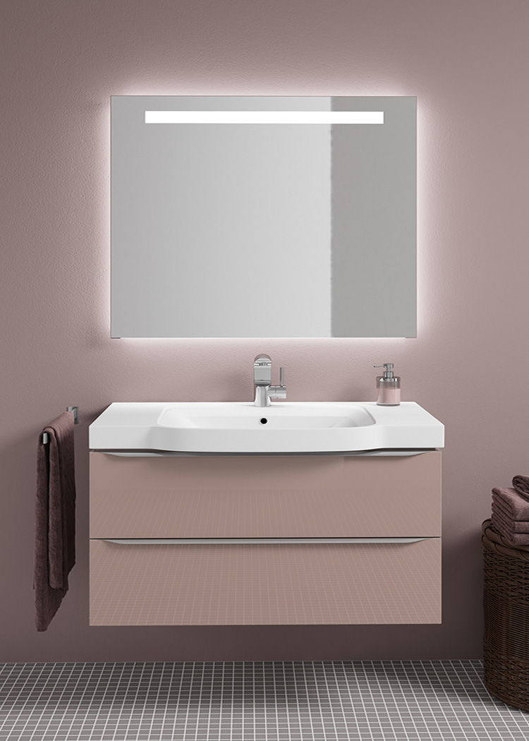 Зеркало в ванную Sanvit ТАНДЕМ 120 см  ztandem120 - 1