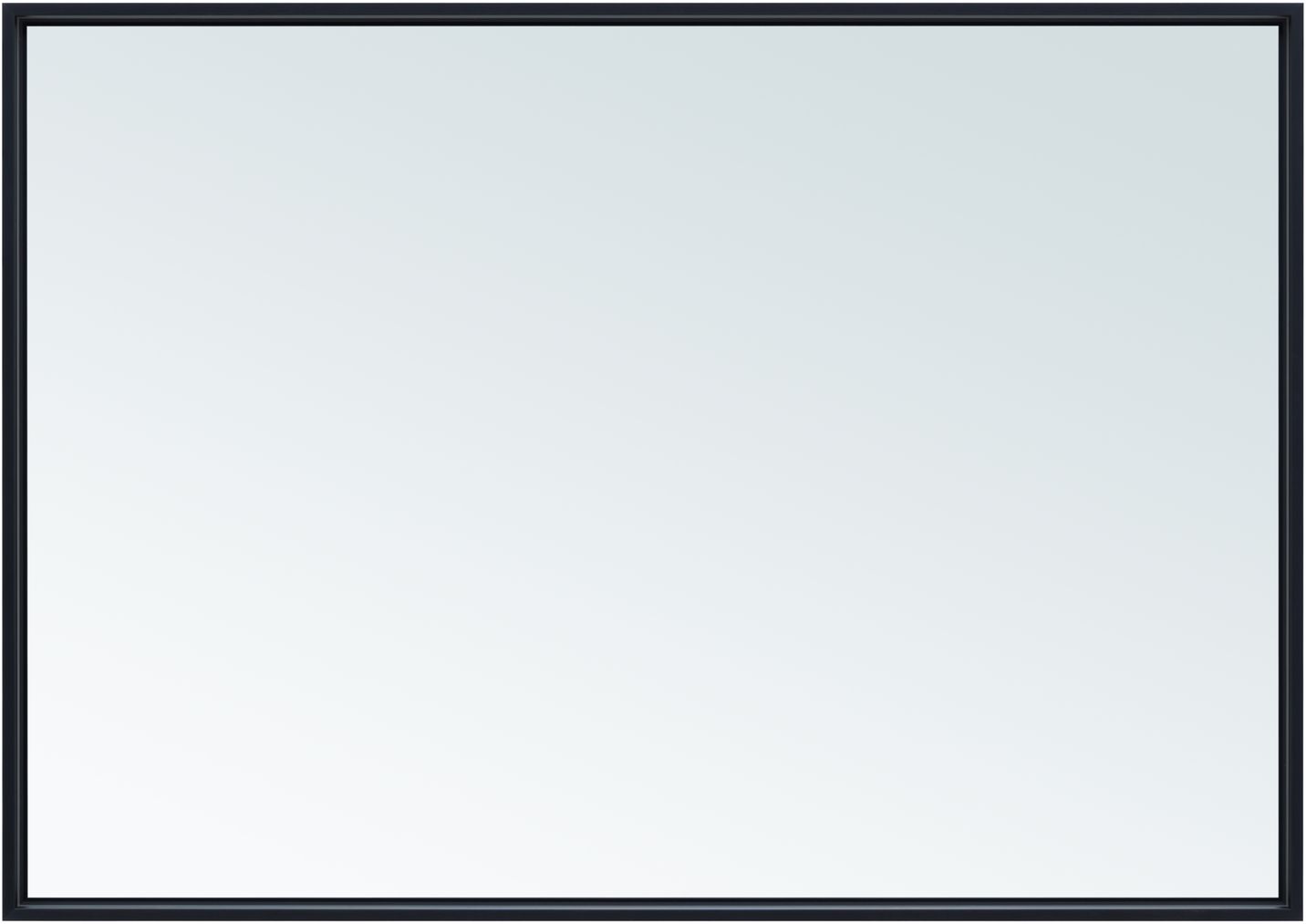 Зеркало Allen Brau Liberty 120 с подсветкой черный матовый 1.330017.BB - 1