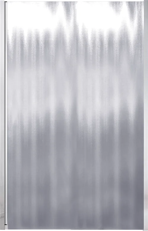 Боковая стенка Vincea Garda 100х190 хром стекло рифленое VSG-1G100CH - 0