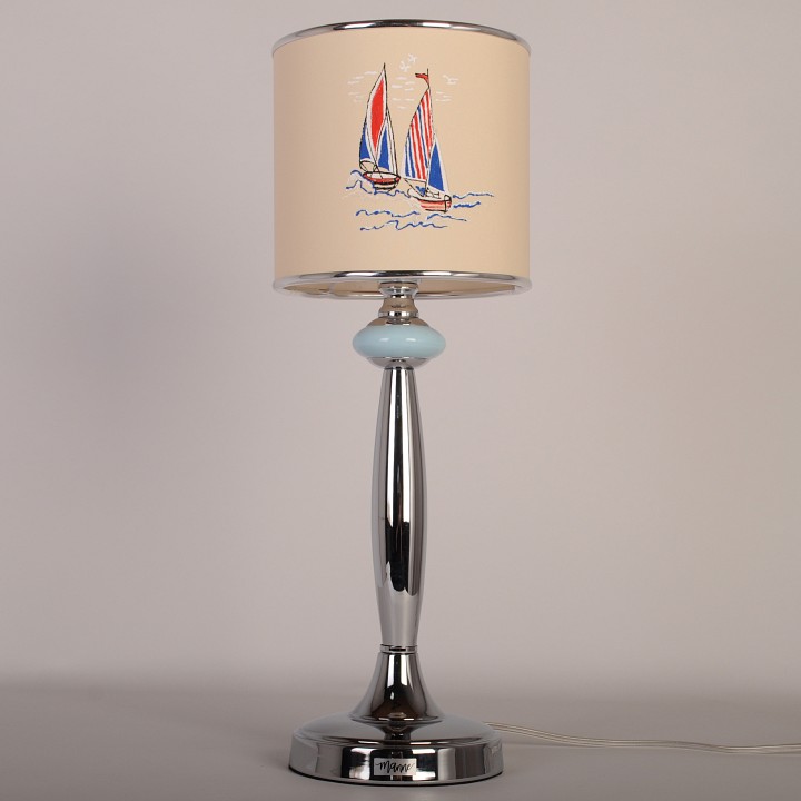 Настольная лампа декоративная Manne TL.7737-1BL TL.7737-1BL (корабли) настольная лампа 1л - 0