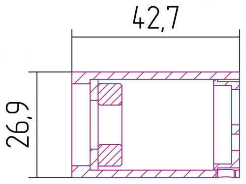 Скрытое подключение Модуль скрытого подключения для МЭМ d 28 мм (Без покрытия) 00-1522-0028 - 4