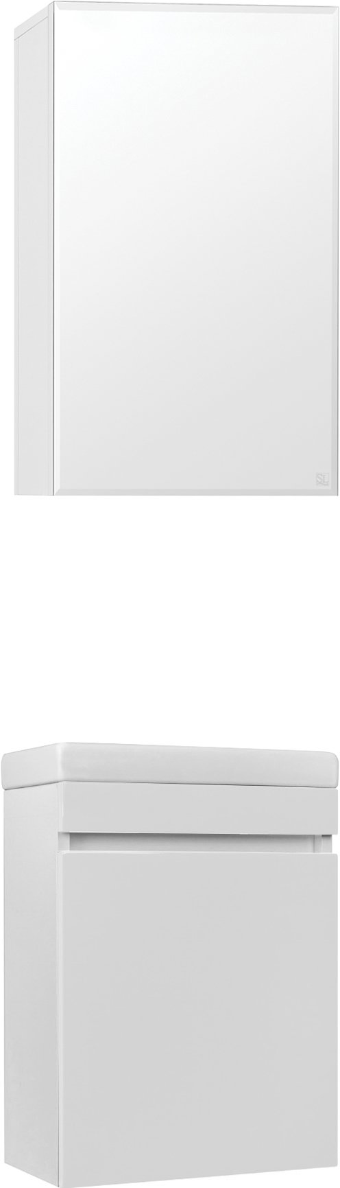 Тумба для комплекта Style Line Compact 40 Люкс, белая СС-00000248 - 1