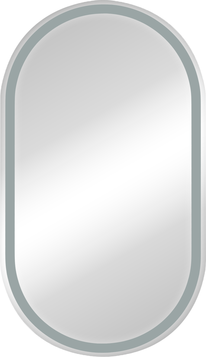 Комплект  Раковина STWORKI моноблок Ноттвиль 51 + Зеркало-шкаф STWORKI Мальмё МВК074 45, с подсветкой, белый, прямоугольный, навесной, овальный, в сти 560961 - 5
