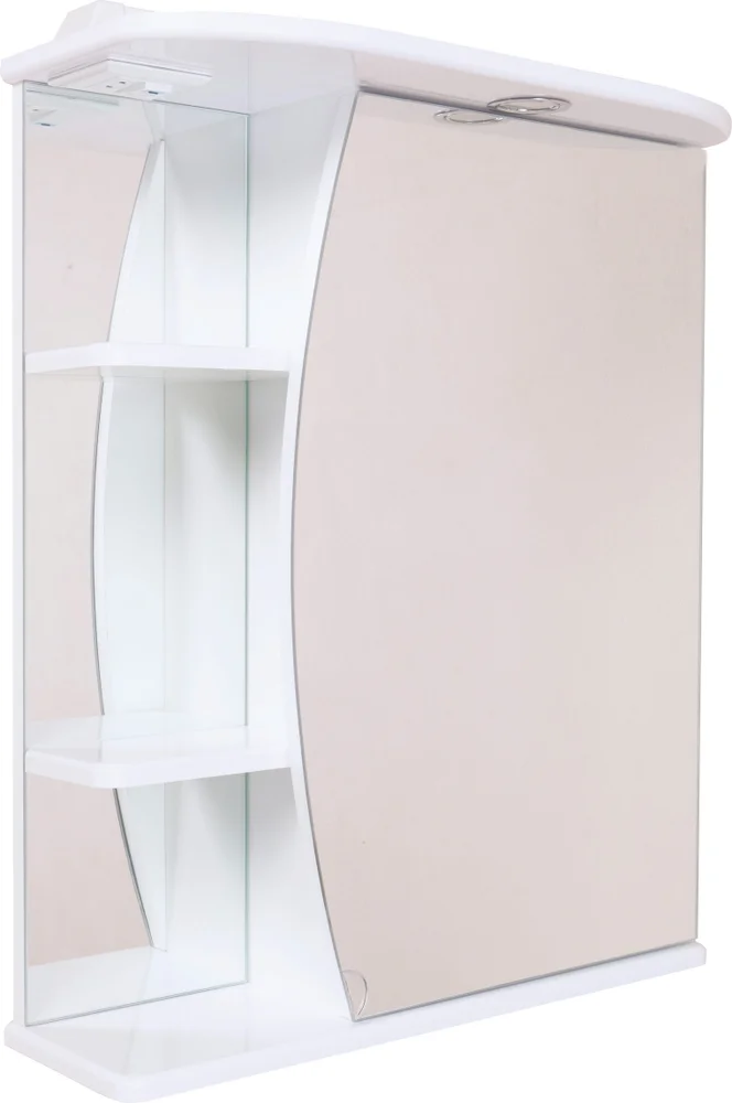 Зеркало-шкаф Onika Луна 60 R с подсветкой, белый  206014 - 0