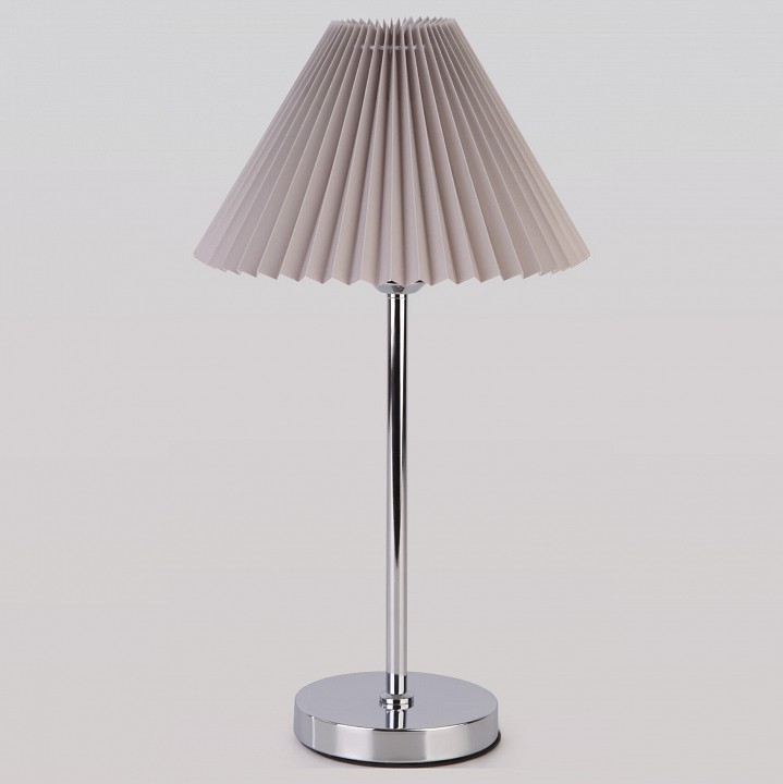 Настольная лампа декоративная Eurosvet Peony 01132/1 хром/серый - 0
