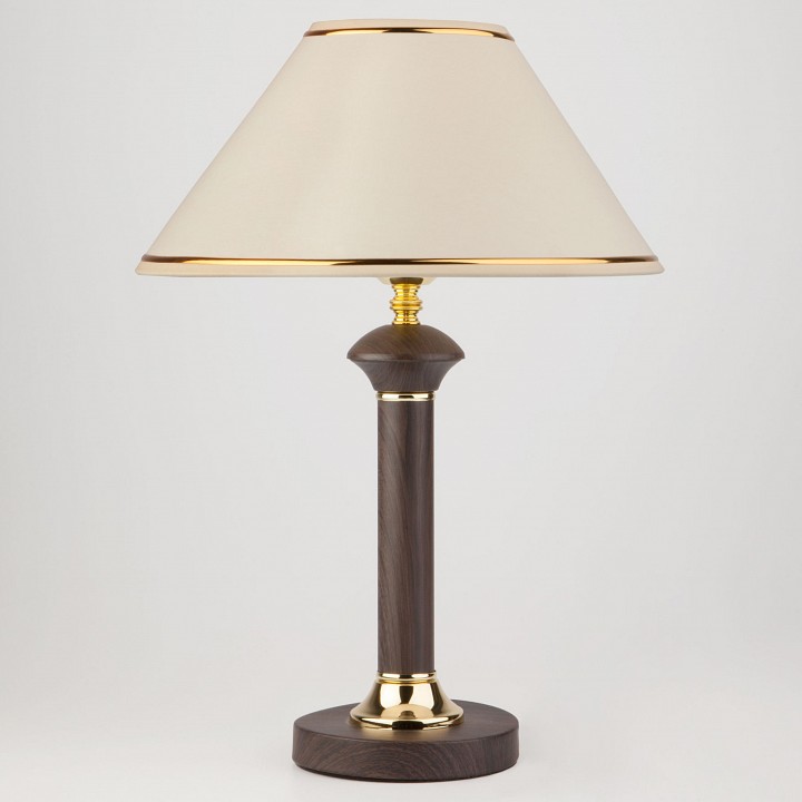 Настольная лампа декоративная Eurosvet Lorenzo 60019/1 венге - 0