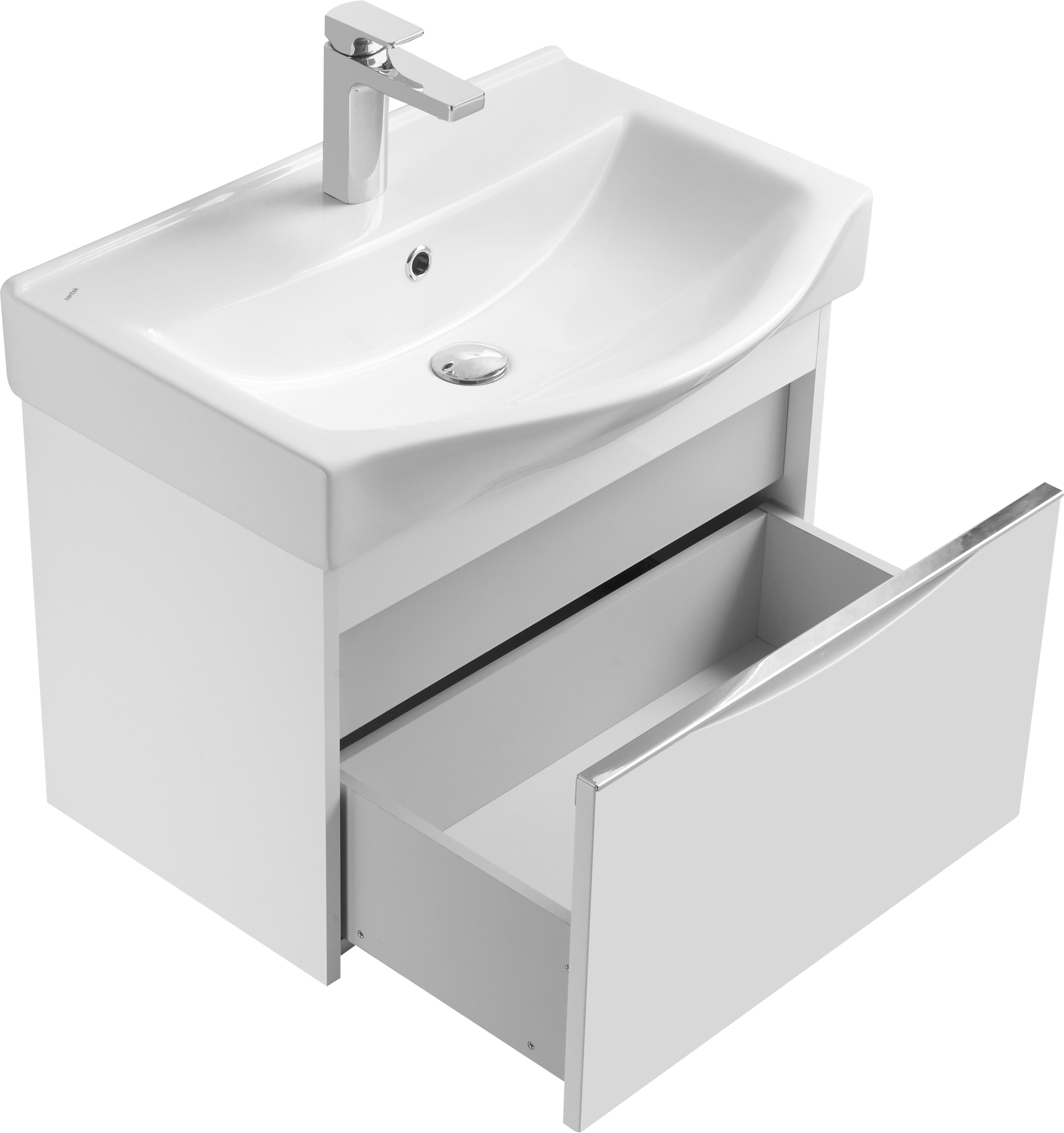 Мебель для ванной STWORKI Хельсинки 65 , белая, подвесная (комплект, гарнитур) 406328 - 6