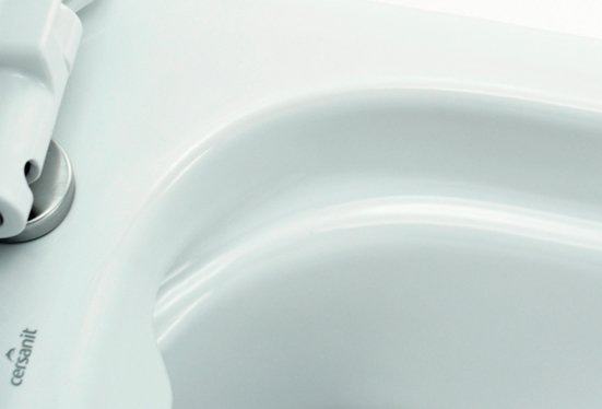 Комплект Унитаз подвесной Cersanit Carina new clean on + Система инсталляции для унитазов Geberit Duofix Delta 458.124.21.1 3 в 1 с кнопкой смыва - 5