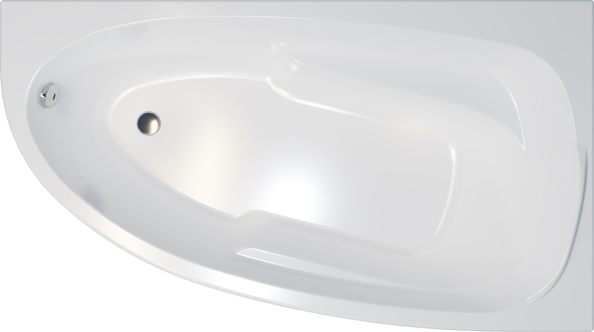 Акриловая ванна DIWO Валдай 170x95 L с каркасом 567966 - 6