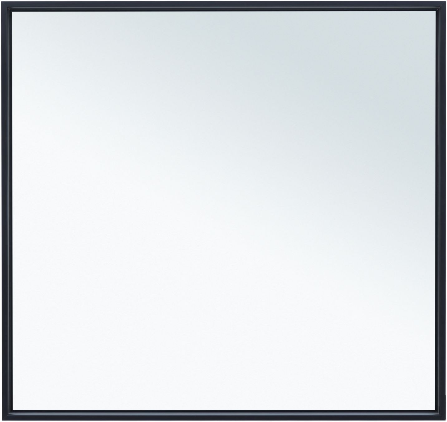 Зеркало Allen Brau Liberty 90 с подсветкой черный матовый 1.330015.BB - 1