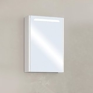 Зеркало-шкаф Aquaton Сильва 50 с подсветкой светлое дерево 1A215502SIW7L - 2