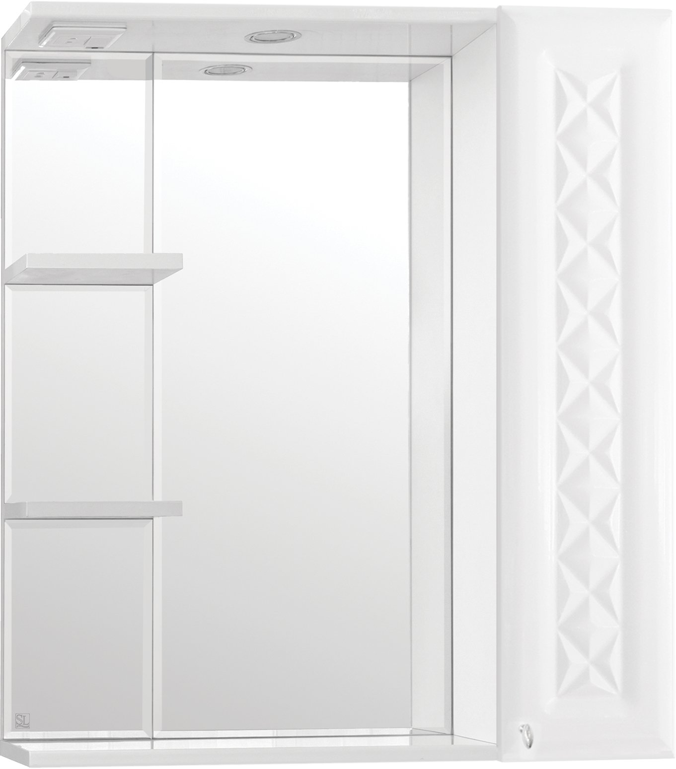 Зеркало-шкаф Style Line Канна 75/С Люкс, белый ЛС-00000295 - 5