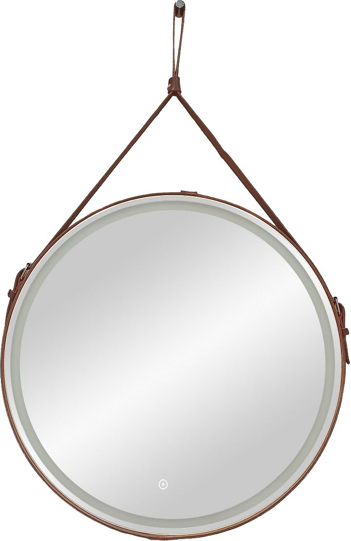 Зеркало Art&Max Milan 65 коричневый ремень AM-Mil-650-DS-F-Brown - 2