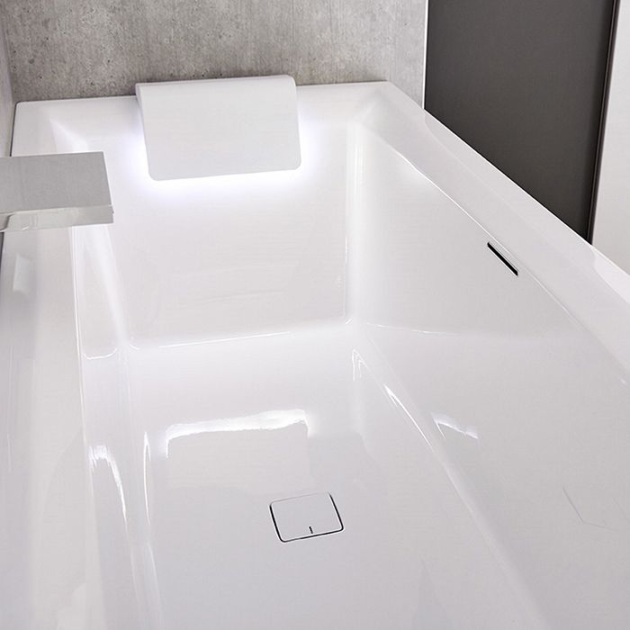 Акриловая ванна Riho Still Square 180x80 подголовник справа B099003005 - 4