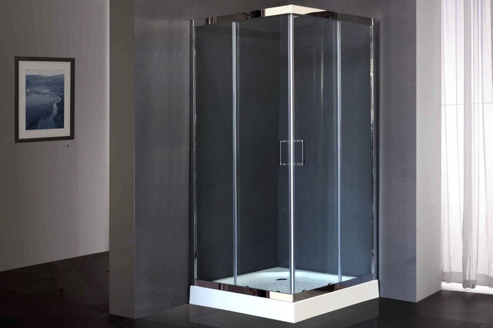 Душевой уголок Royal Bath HPD 120x120 профиль хром стекло прозрачное RB1212HPD-T-CH - 1