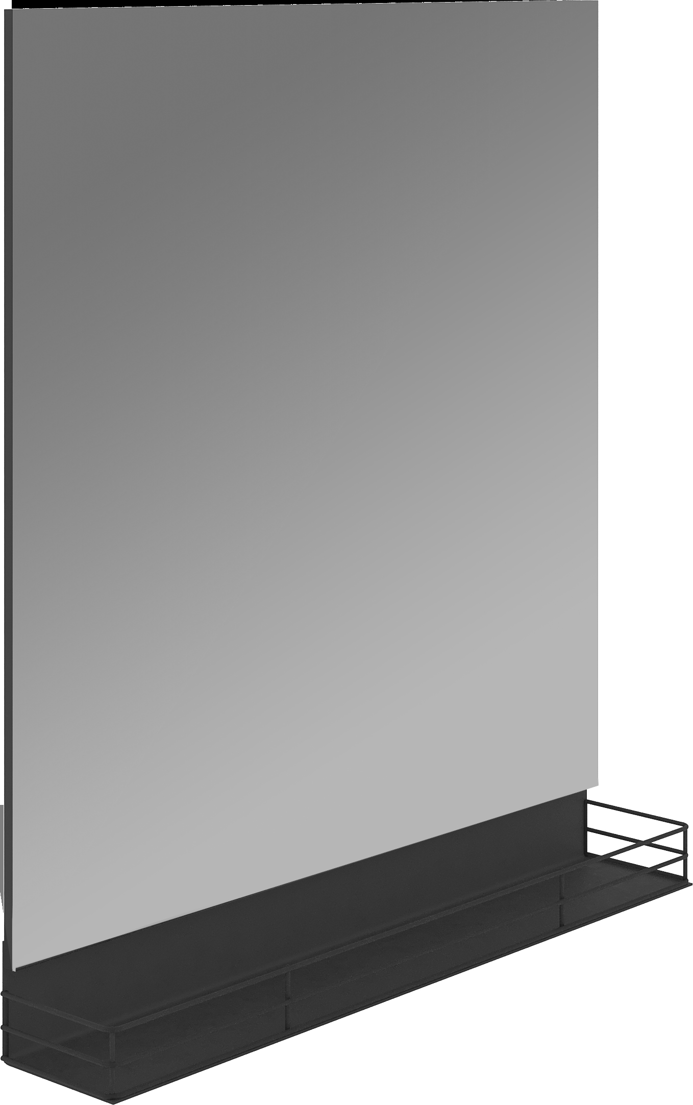 Мебель для ванной STWORKI Нюборг 70 с зеркалом, в стиле лофт, черная (комплект, гарнитур) 483894 - 7