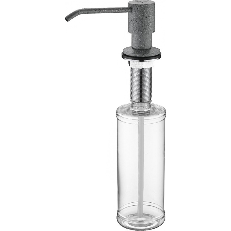 Дозатор для жидкого мыла Paulmark Rein серый матовый D002-310 - 0