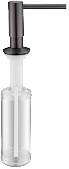 Дозатор для жидкого мыла Paulmark Decus темный хром D004-GM - 0