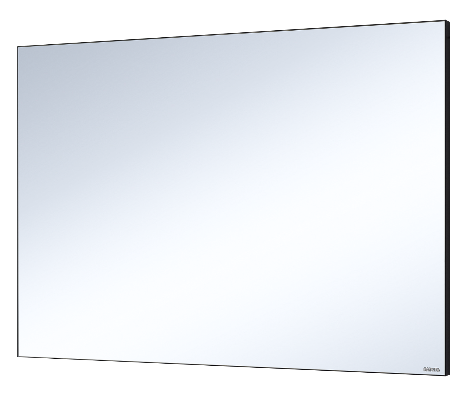 MARS -120 Зеркало в черном матовом профиле MARS-02120-ЧмП - 0