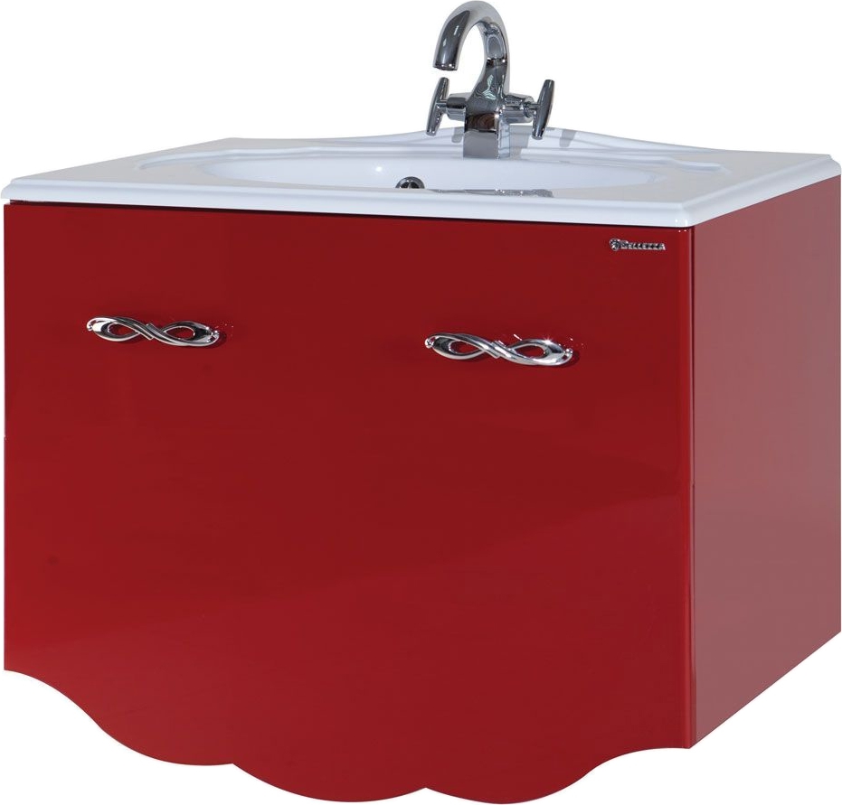 Мебель для ванной Bellezza Версаль 80 красная 1 внутренний ящик - 1