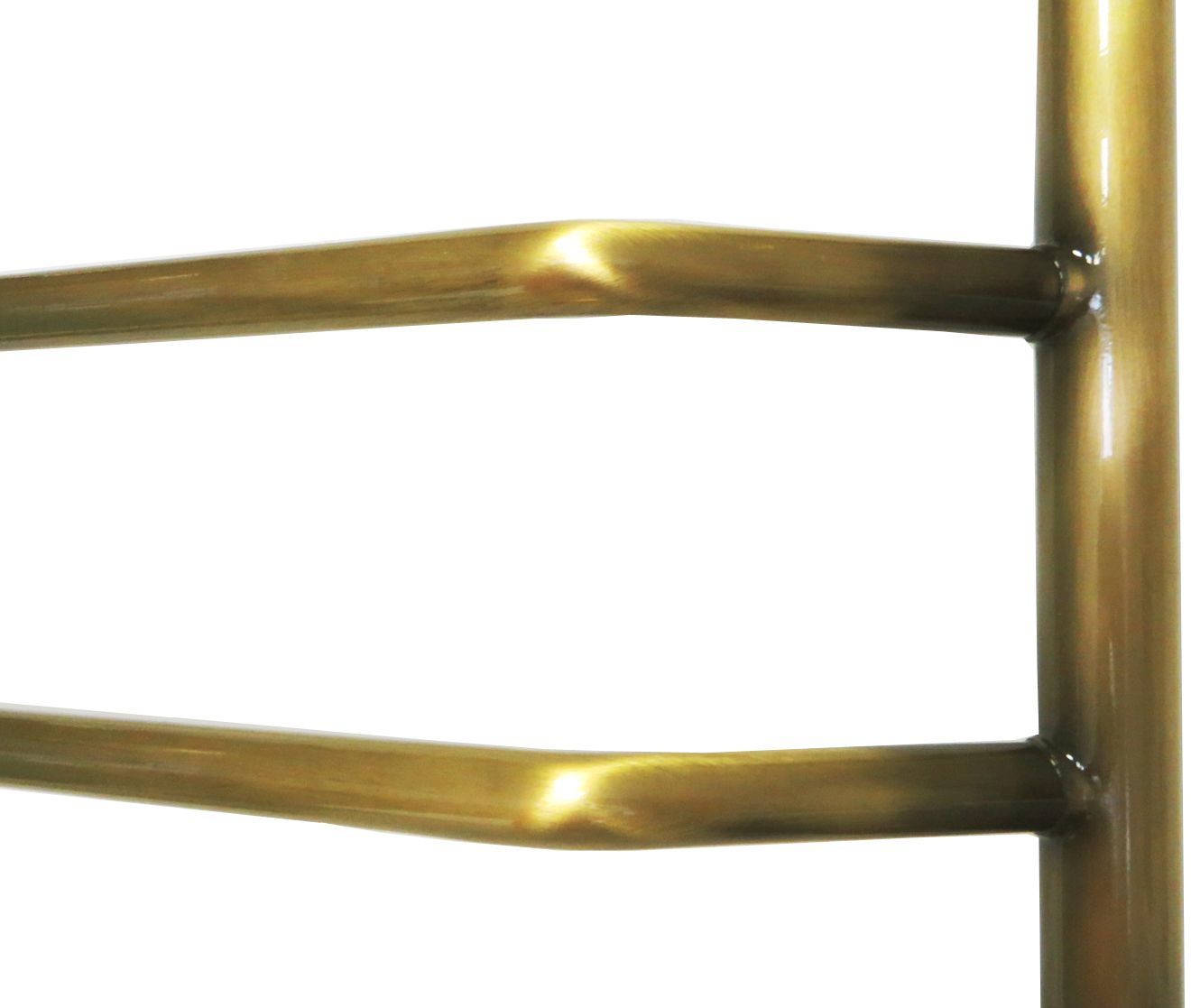 Полотенцесушитель водяной Domoterm Лаура П12 50x98,5, античная бронза Лаура П12 500x985 АБР - 2