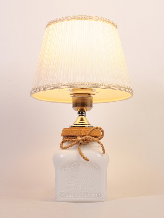 Настольная лампа декоративная Abrasax 7806 TL.7806-1 WH - 1