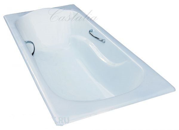 Чугунная ванна 170x80 см с ручками Castalia Venera H0000149 с антискользящим покрытием Н0000149 - 1