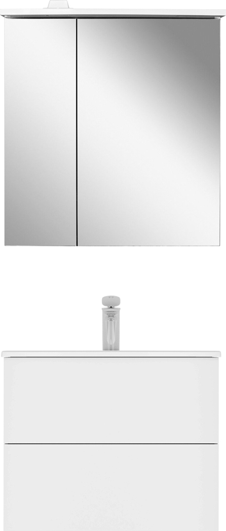 Зеркало-шкаф AM.PM Spirit V2.0 60 L с LED-подсветкой, белый глянец M70AMCL0601WG - 1
