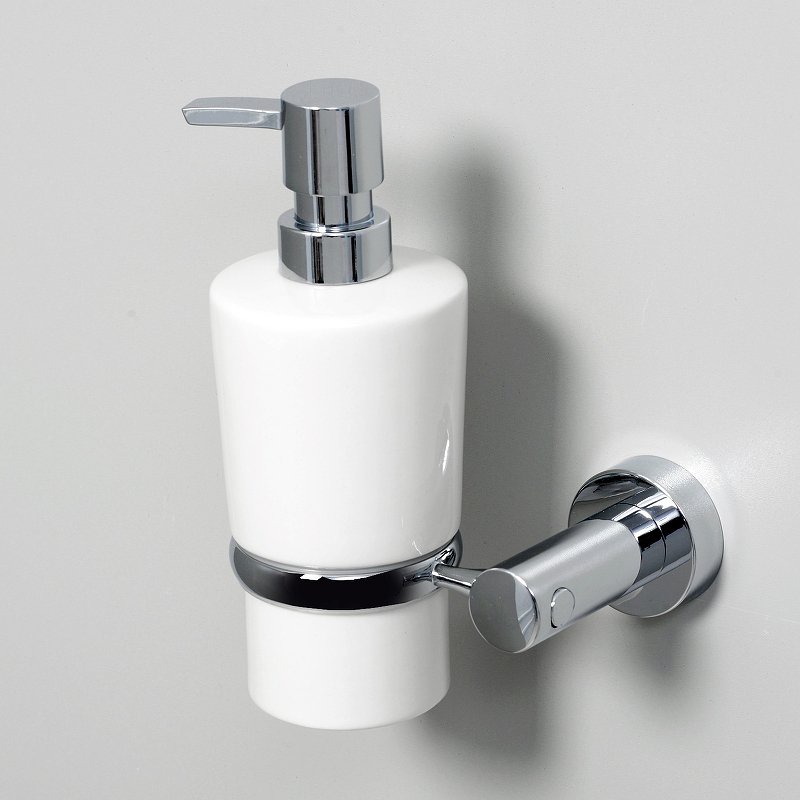 Дозатор для жидкого мыла WasserKraft  хром - белый K-28299 - 1
