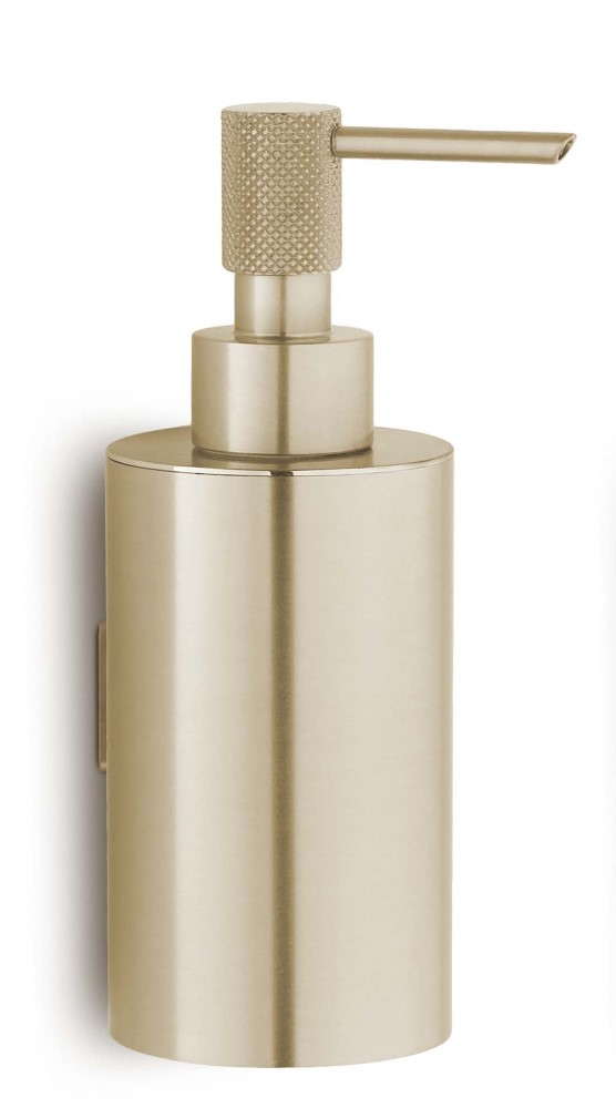 Дозатор для жидкого мыла настенный Boheme Uno золото матовое 10977-MG - 0