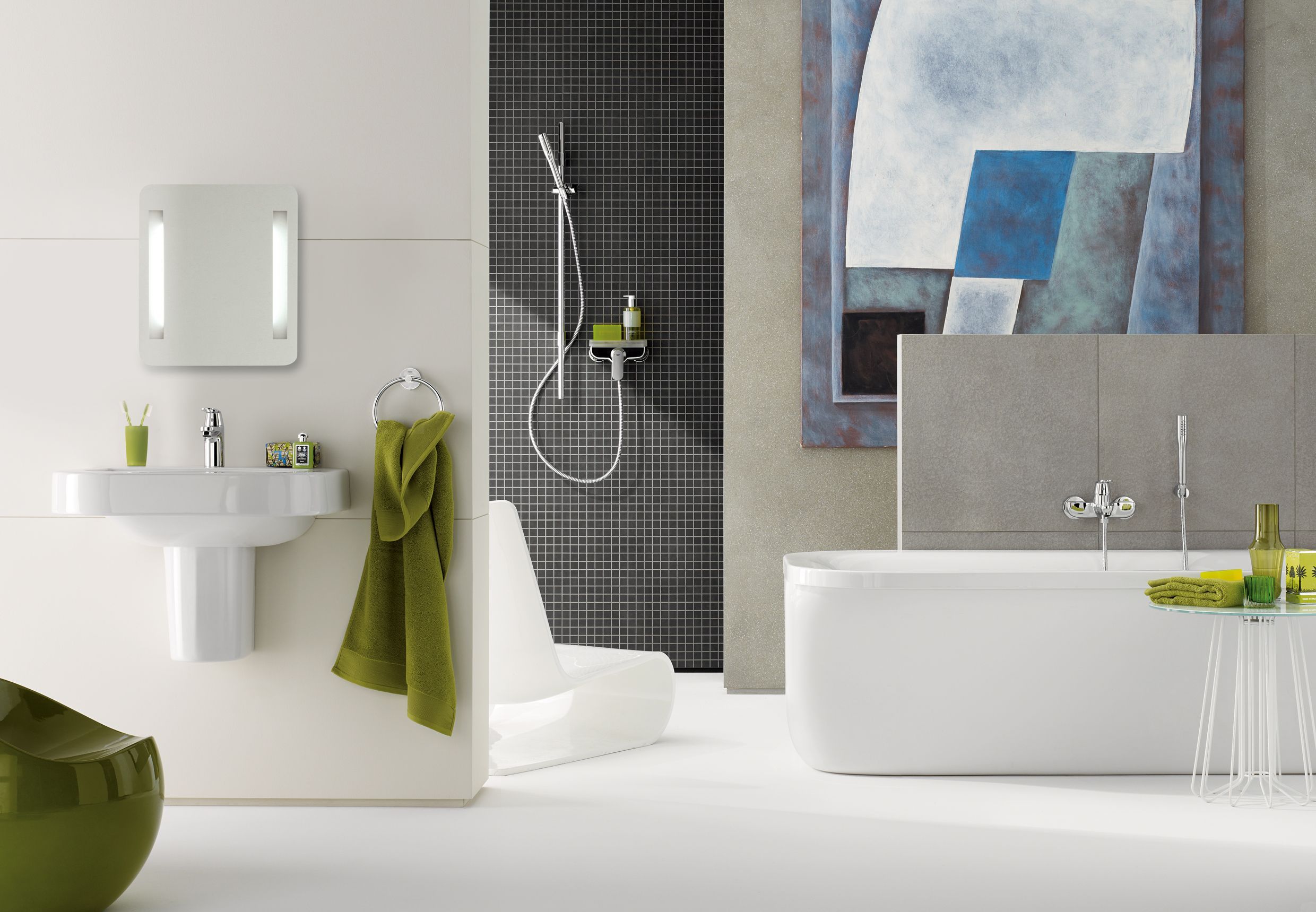 Смеситель Grohe Eurosmart Cosmopolitan 32832000 для ванны с душем - 1
