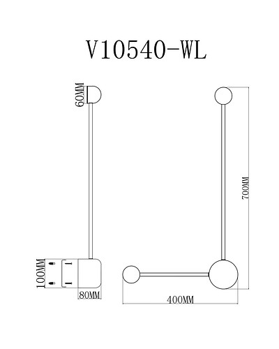 Накладной светильник Moderli Provo V10540-WL - 1