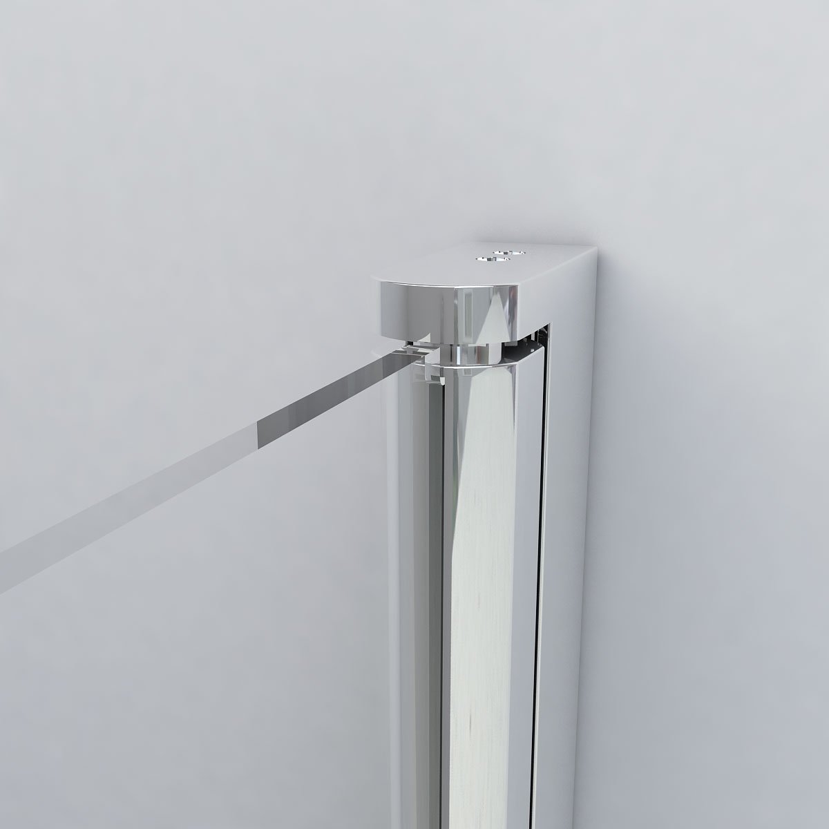 Душевая дверь в нишу Vincea Orta VPP-1O700CL 70 см, стекло прозрачное, хром - 3