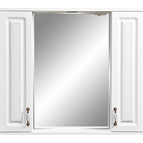 Зеркало-шкаф Stella Polar Кармела 85 с подсветкой белый SP-00001143 - 1