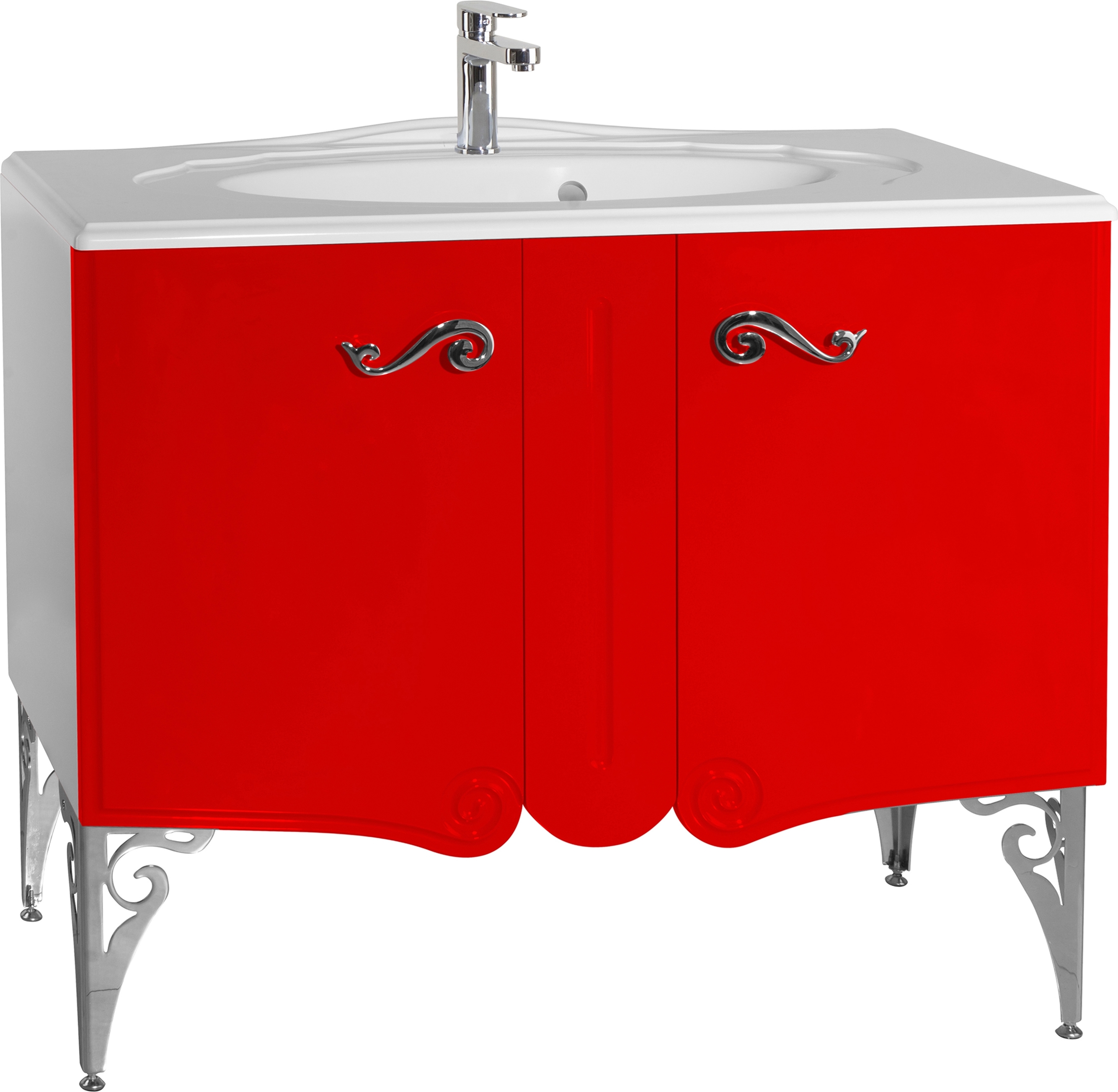Мебель для ванной Bellezza Эстель 100 красная - 1