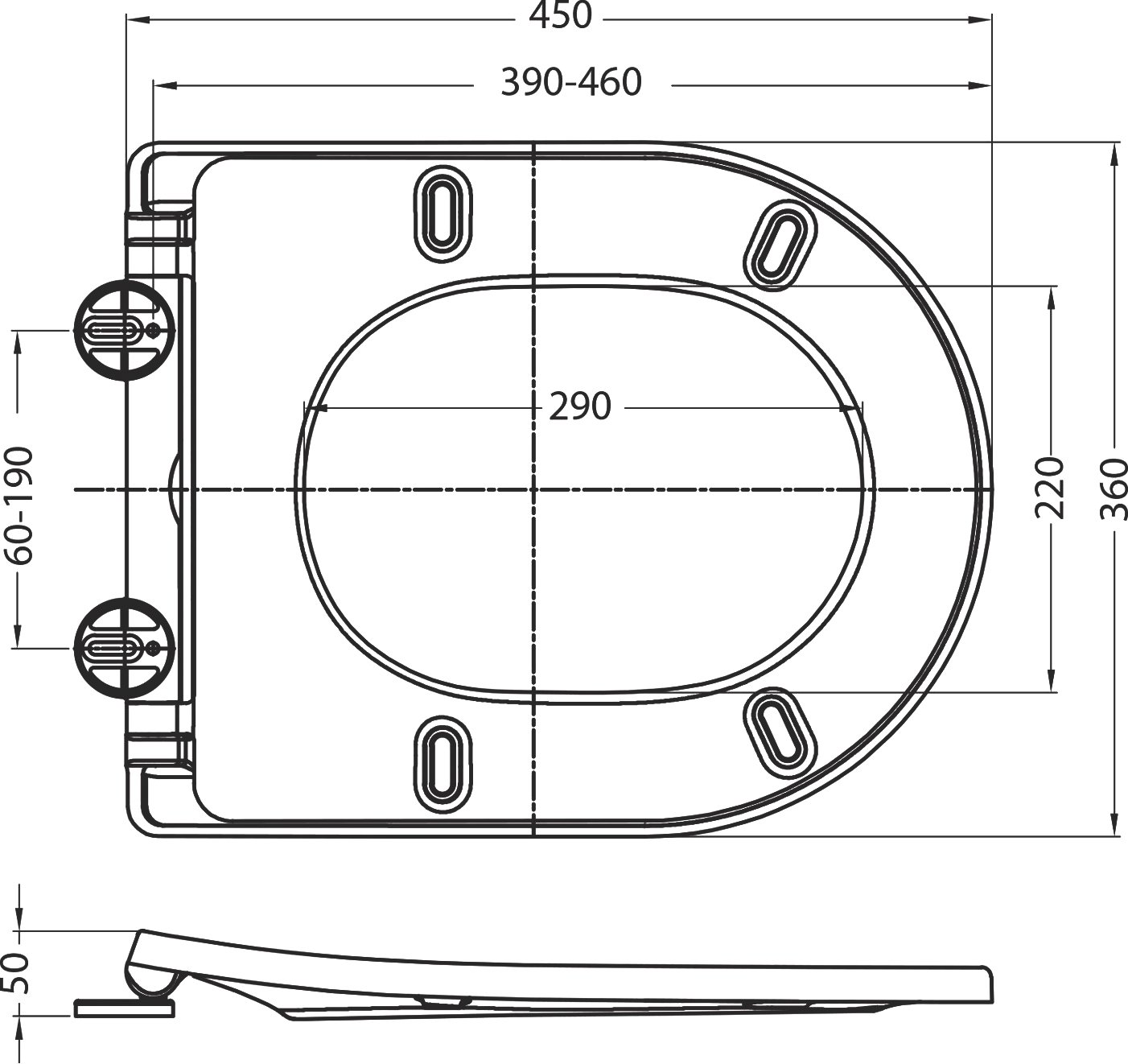Унитаз подвесной Art&Max Imola безободковый, с микролифтом - 5
