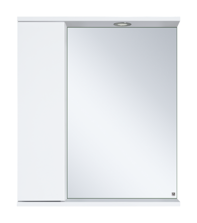 Зеркало-шкаф Misty Лира 60 левое белое глянцевое П-Лир04060-013Л - 0
