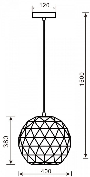 Подвесной светильник Deko-Light Asterope round 342133 - 1