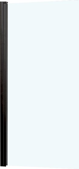 Шторка на ванну Vincea VSB-11800CLB 80 см, профиль чёрный, стекло прозрачное - 2