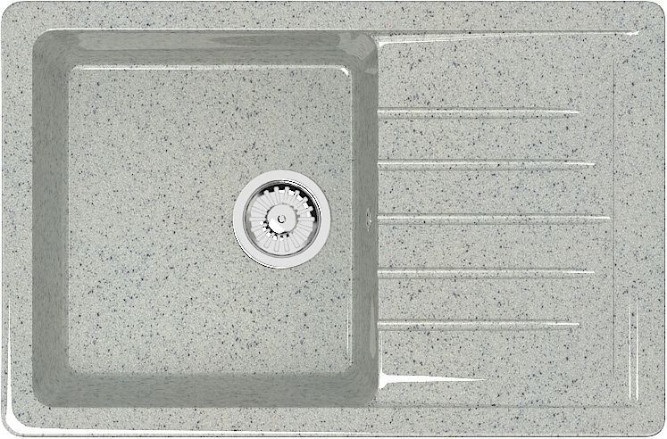 Мойка кухонная Marrbaxx Энди 74 светло - серый Z016Q010 - 0