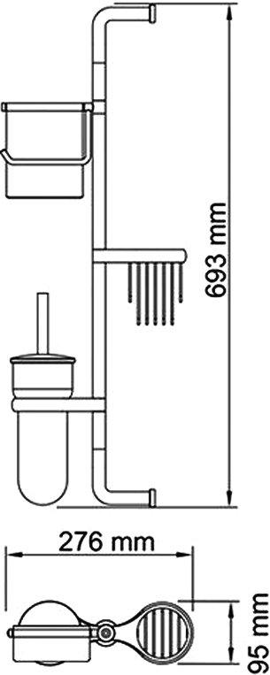 Стойка Wasserkraft K-1468 - 1