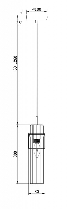 Подвесной светильник Freya Botello FR4002PL-01G - 2