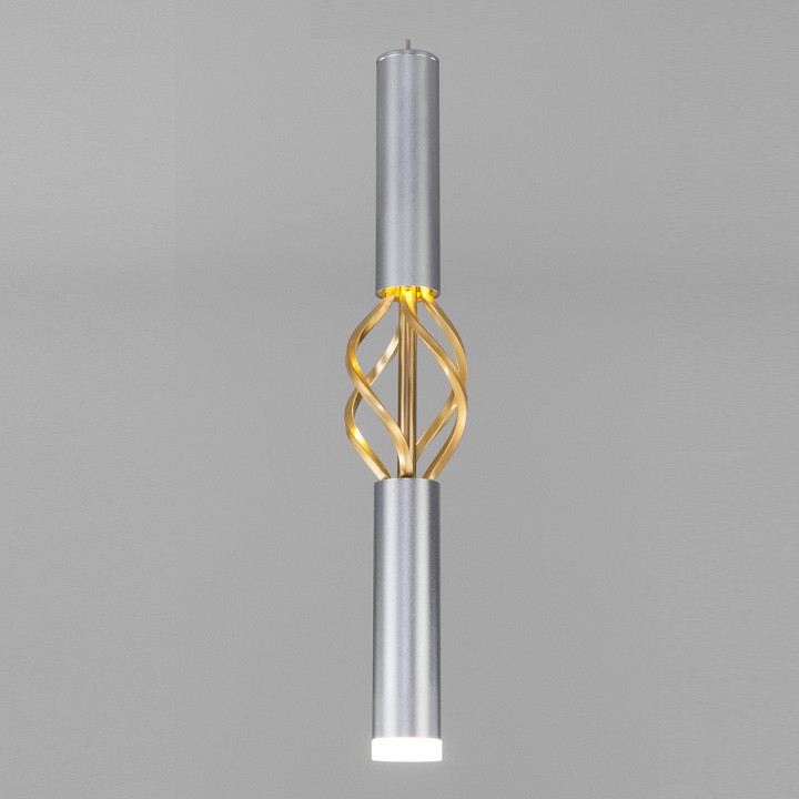 Подвесной светильник Eurosvet Lance 50191/1 LED матовое серебро/матовое золото - 0