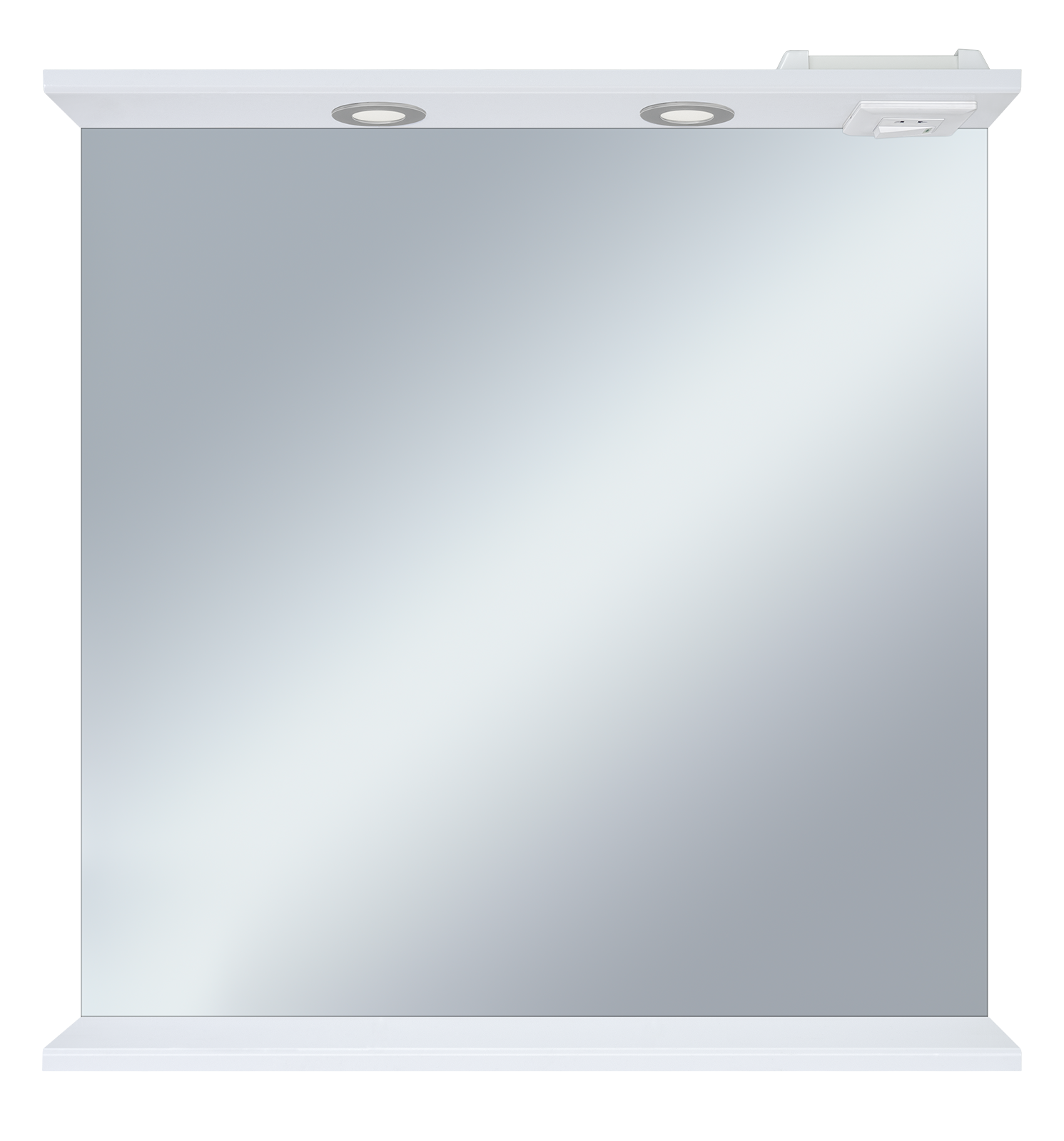Зеркало Misty Енисей 80 с подсветкой и полкой Э-Ени02080-011 - 1