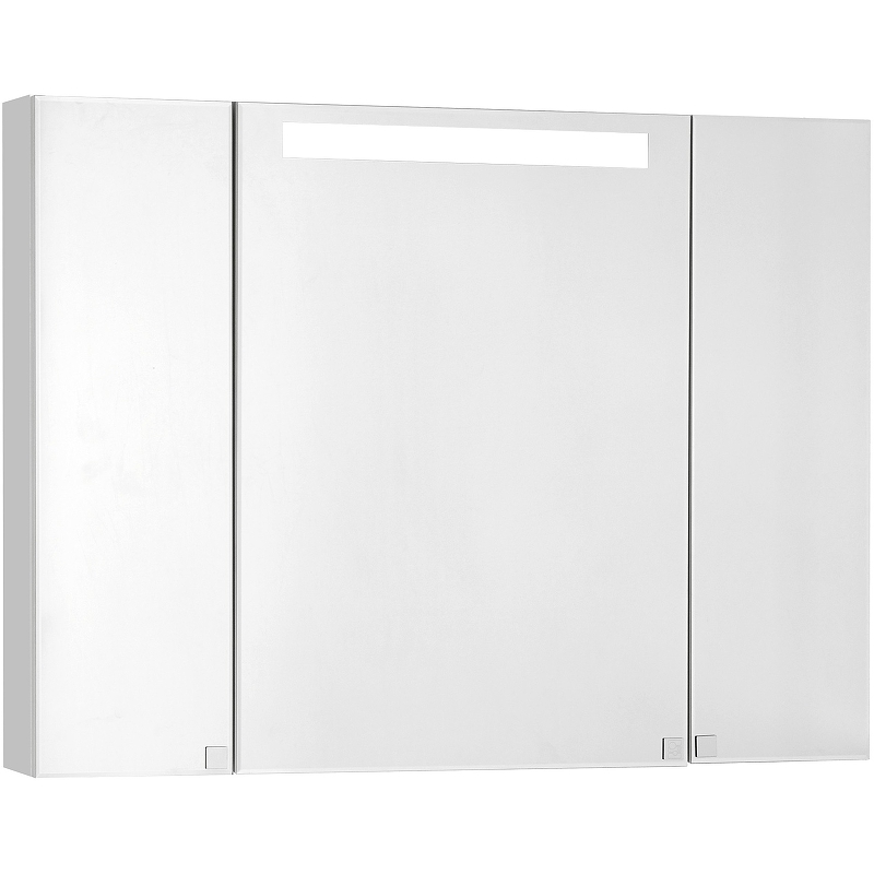 Зеркало-шкаф Aquaton Мадрид 100 с подсветкой белый 1A111602MA010 - 0