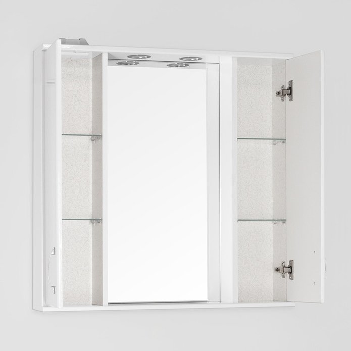 Зеркало-шкаф Style Line Панда 80 см  ЛС-00000125 - 1
