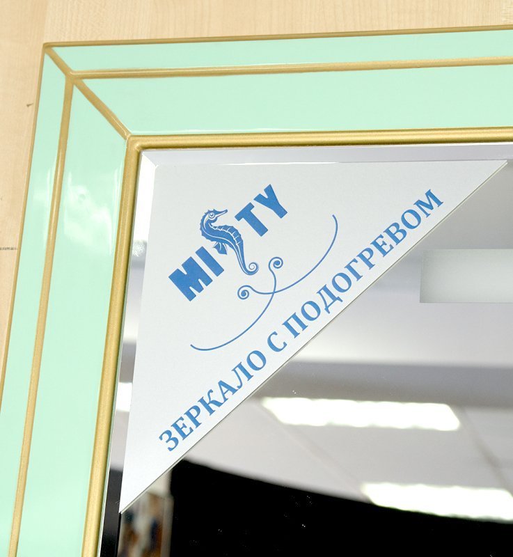 Зеркало Misty Vena 90 салатовое, патина Л-Вен02090-073 - 3